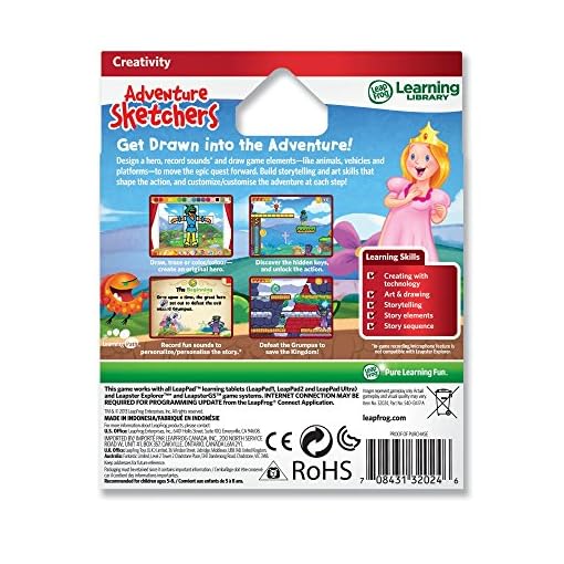 LeapFrog Adventure Sketchers! Draw, Play, Create Learning Game (for LeapPad Tablets and LeapsterGS) - Image 4
