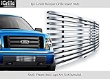Stainless Steel 304 Billet Grille Grill Custome Fits 2009-2014 Ford F-150 Bumper