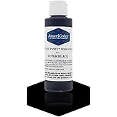 Food Coloring AmeriColor - Super Black Soft Gel Paste, 4.5 Ounce
