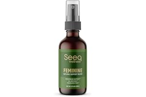 SEEQ WELLNESS All Natural Feminine Deodorant - for Vaginal Itch, Irritation & Odor - Feminine Hygiene Spray for Odor and BV - Made in USA; 2oz