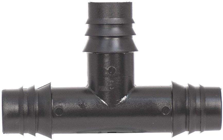 HydroSure Barbed Tee - 19mm - Black