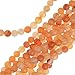 Natural Carnelian Gemstone 6mm Round Beads / 15.5 Inch Strand