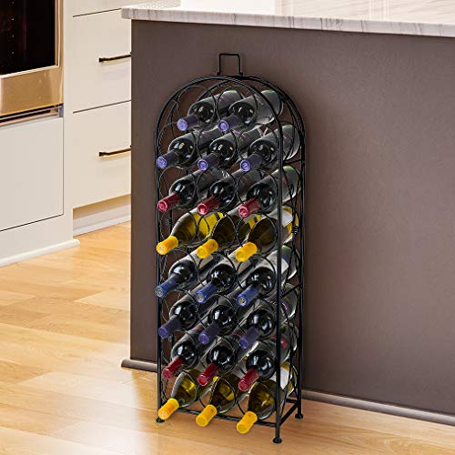 Sorbus Wine Rack Stand Bordeaux Chateau Style Holds 23 Bottles of