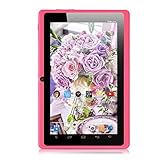 iRULU eXpro X1 7 Inch Google Android Tablet PC, 1024*600 Resolution, 8GB Nand Flash, Wi-Fi, Games, Dual Cameras (Pink)