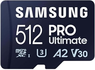 Samsung PRO Ultimate 512GB microSD Card UHS-I U3 200MB/s Read 130MB/s Write SD