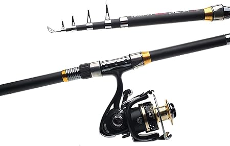 amazon surf fishing rod and reel combo