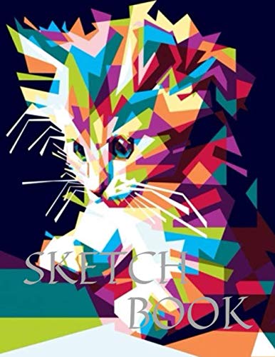 Sketch Book: Cute Baby Cat 8.5