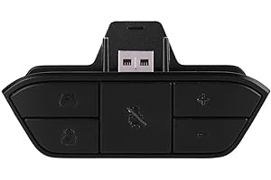 GAEIRT Dustproof Stereo Headphone Adapter for Xbox One, Easily Adjust Volume Balance for Games and Chats, with Game Controls and Stereo Sync, Fits Most Stereo Gaming Headsets with 3.5Mm Audio Jack