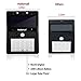 [Larger Version 16LED with Push-button Switch] Outdoor Solar Motion Lights-Built in 2200mah Rechargeable Lithium Battery-Motion Sensor Activated-For Patio Deck Yard Garden Home,2 Modes