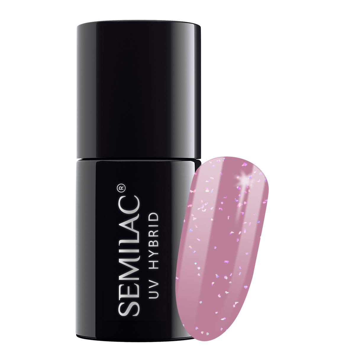 Semilac UV Hybrid Nail Polish, Number 115, 7 ml, Dancer From Rio