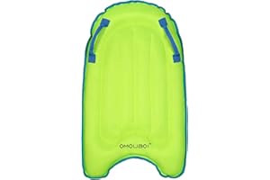 OMOUBOI Inflatable Board for Beach with Handle - Lightweight Soft Surfboards Mini Pool Floats for Slip and Slide, Surfing, Swimming, Water Fun