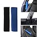 Teenitor 4 PCS Soft Made Car Safty Belt Covers Strap Shoulder Pad, Protecting Your Shoulder/Neck, Blue/Black