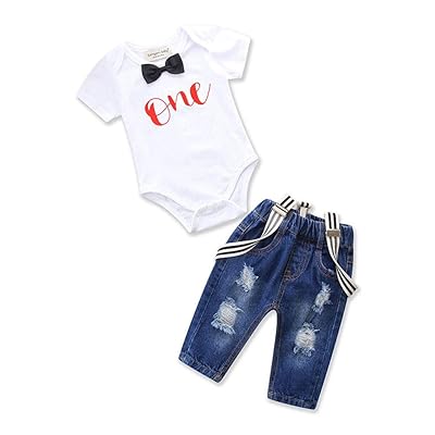 Toddler Baby Boy 1st Birthday Clothes Set Bowtie El Salvador Ubuy