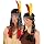Boland 44137 Indianer-Kopfschmuck Cherokee, Unisex Erwachsene - Buntes Stirnband Mit Federn