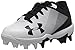 Under Armour Boys Leadoff Low Jr. RM Baseball Shoe, Black (011)/White, Little Kid 11 US