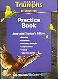 Reading Triumphs Intervention (Practice Book Grade 5, Annotated Teacher's Edition)