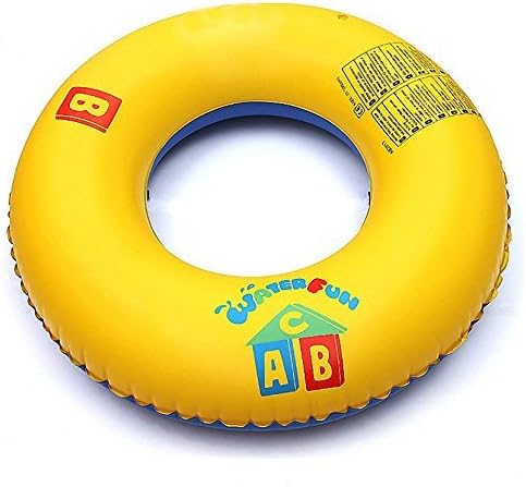 FinerMe Inflatable PVC Material ABC Letters Ring Swim Tube 4 sizes Durable Swimming Circle for adults Children 1 pack (ABC style, 70#)