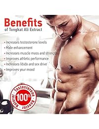 Tongkat Ali 3000 mg Extreme Maximum Strength longjack 200: 1 testosterona Booster Extracto de...