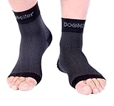 Doc Miller Plantar Fasciitis Socks Medical Grade Compression Foot Sleeves - Ankle Arch & Heel Support for Achilles Tendon Support, Heel Spurs Tendonitis, Joint Pain Eases Swelling Feet
