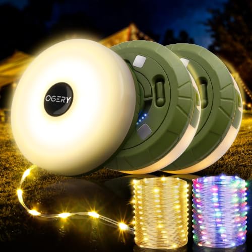 OGERY Camping String Lights