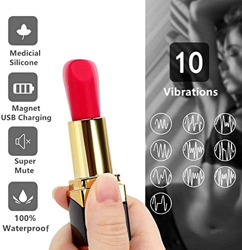 Mini Lipstick Vîb-Rát-Or 10 Speed Bullet Vibrat-ing N~ípplê Massage Magic Wand C-L-Itoris Stímulatór for Women Secret