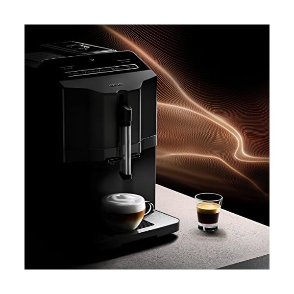 Siemens EQ.3 s100 TI301509DE Kaffeevollautomat (1300 Watt, Keramik-mahlwerk, Direktwahltasten) schwarz – Bild 4