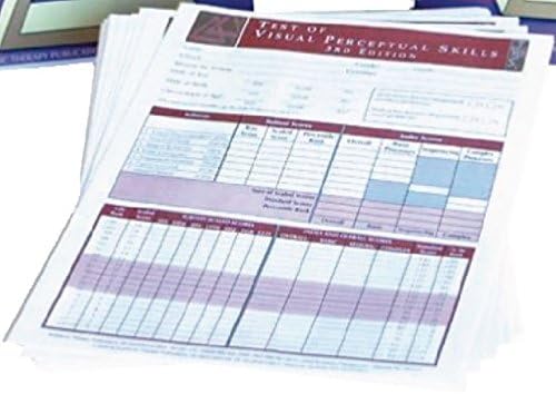 Preston Accessory - Record Forms, 25 pk. (For Test of Visual Perceptual Skills - 3 (TVPS-3) )