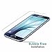 Galaxy S6 Screen Protector, [2 Pack] Supnew Tempered Glass Screen Protectors for Samsung Galaxy S6 (Not S6 Edge)