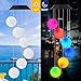 Wind Chime Outdoor Color-Changing Waterproof Mobile Romantic Led Solar Powered Crystal Ball Wind Chimes Lights for Home, Indoor, Yard, Patio, Night Garden, Party, Festival Decor