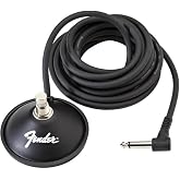 Fender 1-Button FootSwitch (099-4049-000) | Hands-free amplifier control with 1-button design and 1/4 inch connector for performance and utility