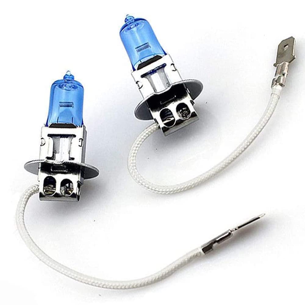Xenon White Halogen Lamp, HugeAuto H3 100W 8500K HID Super Bright Effect 453 Head light Fog Light Bulbs