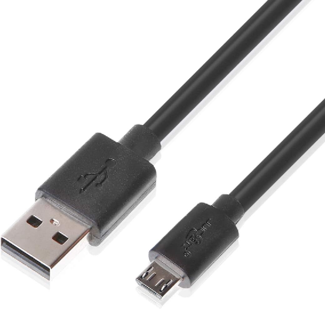 JuicEBitz 2m/6ft FAST 2.4A Micro USB Charger Cable compatible with Android Phones & Tablets: Samsung Galaxy A10 S7 S6 S5 Tab S2 TabA/LG W30 K50 / Cubot/HTC/Sony Xperia (Black) - Image 5
