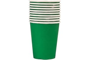 10-Pack Paper Party Cups,Disposable Supplies,Multi-Color Drinking Cups,Biodegradable,Compostable,Suitable for Parties,DIY,Fes