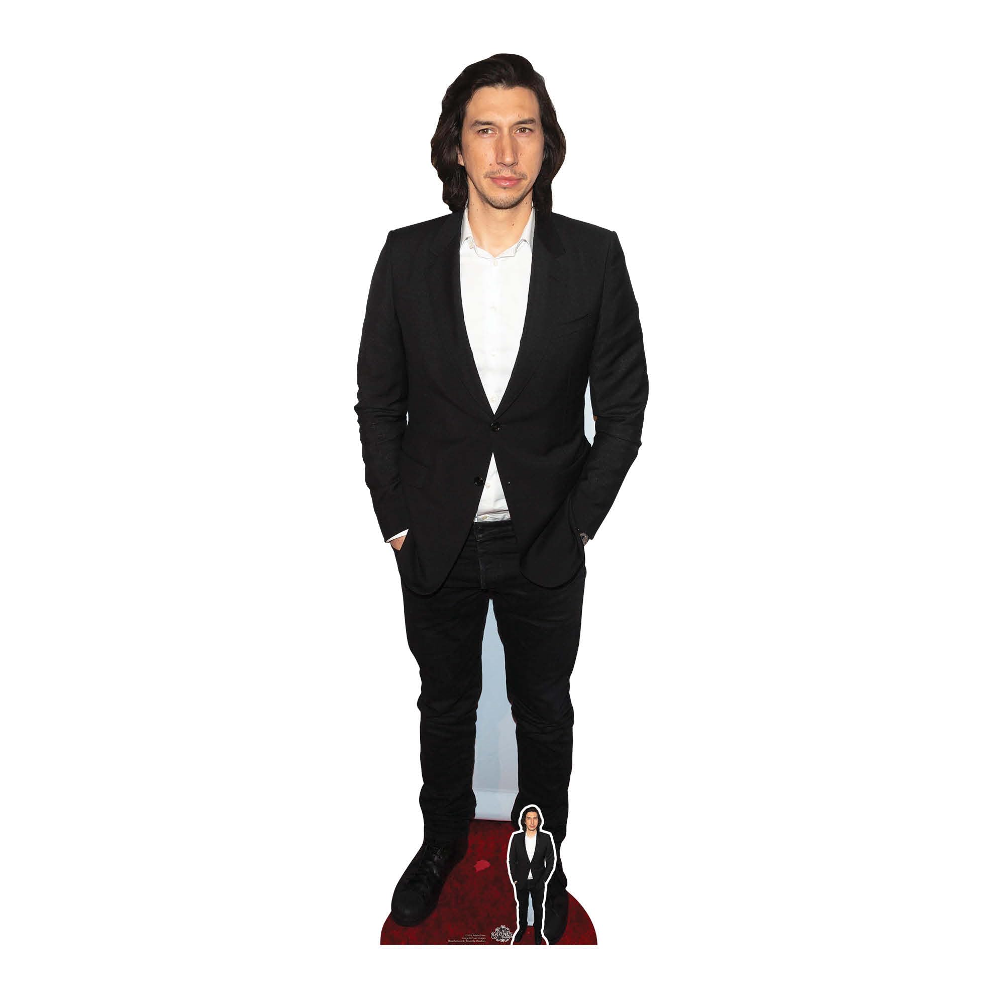 Star Cutouts Ltd CS818 Adam Driver Lifesize Cardboard Cutout/Standee/Standup with Free Mini Table Top, Multicolour
