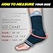 Blitzu #1 Ankle Brace Medical Grade Plantar Fasciitis Compression Sock, Best Foot Sleeve with Arch Support, Injury Recovery, Joint Pain Eases Swelling, Heel Spurs, Achilles tendon, Sprains, Strains M