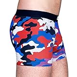 Happy Socks - Men's Blue Combo Camo Boxer Brief