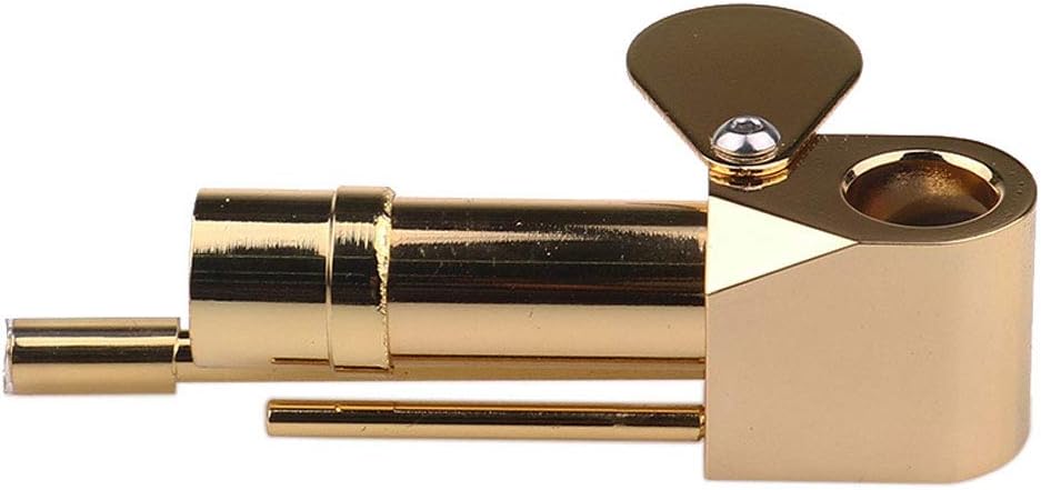 YTPB Metal Cooling Filter Royal Gandalf Pipe,Portable and Durable Detachable Mini Tool Sherlock Holmes Pipe