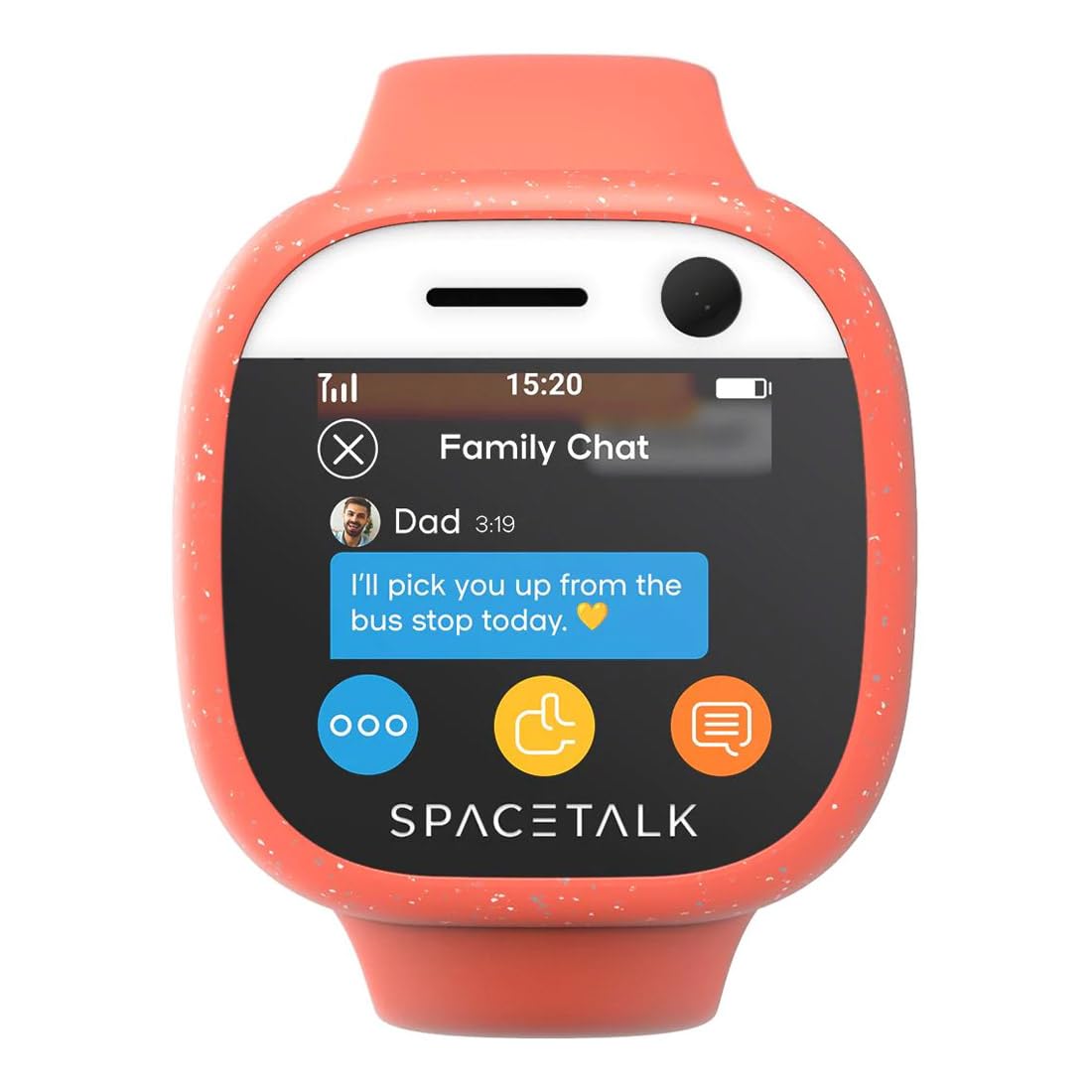 Spacetalk Adventurer 4G Kids Smart Watch Phone and GPS Tracker - Coral
