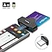 Type C Smart Card Reader Rocketek DOD Military USB-C Common Access CAC Card Reader, Credit Card Reader/Chip Card Reader Compatible with Android Phones, MacBook Pro, iMac and Other Type C Laptops