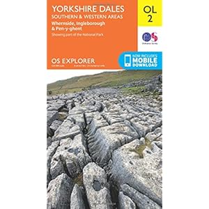 Yorkshire Dales South & Western: OL02 Landkaart – Gevouwen Kaart, 5 september 2016