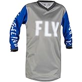 Fly Racing 376-223YM Youth F-16 Jersey Grey/Blue Ym