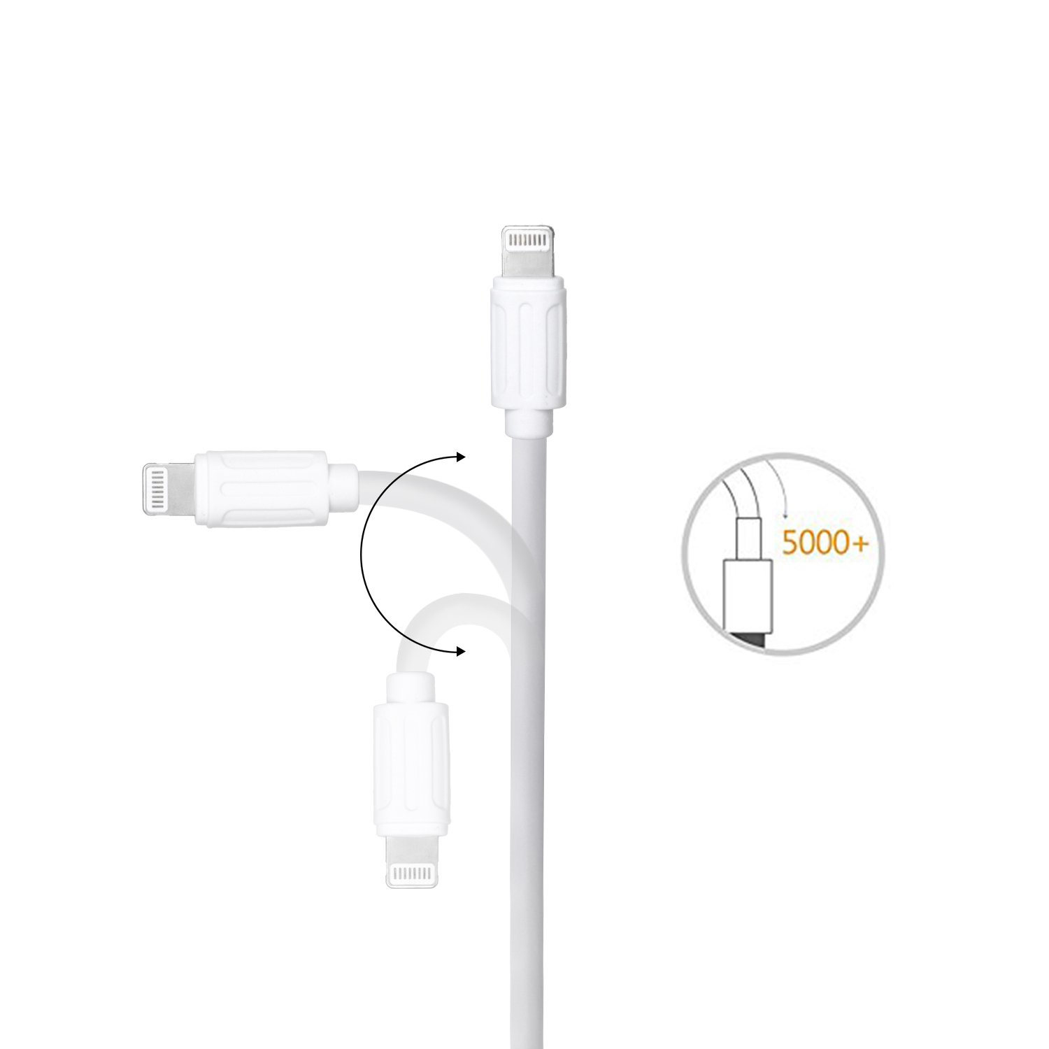Charlemain Phone Kabel kurz, Handy Ladekabel 30cm(4 STK),Nylon USB Kabel kompatibel mit iOS System, wie Phone X XS Max XR/8/8 Plus 7/7 Plus 6/6s Plus 5/5s/5c, Pad Mini/Air usw