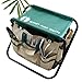 Wings and Water 7 Piece Garden Tool Set, All-in-One Tool Bag, Durable Folding Stool, Stainless Steel