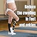 TeBo Compression Socks - for Athletic Running / Flight Travel S/M Black