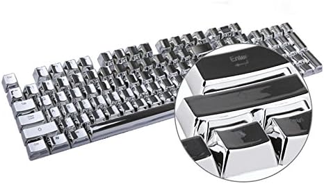 Oi Max Metallic Luster 104 Keys PBT Backlit Translucent Keycaps for Cherry MX Keyboard