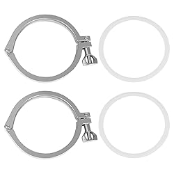 JMCOLMT Tri Clamp 4 Inch 2PCS Single Pin Heavy Duty