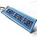 Rotary13B1 - Remove Before Flight Keychain - Light Blue/Black