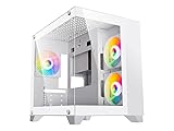 DIYPC DIY-CUBE01-W White USB3.0 Tempered Glass