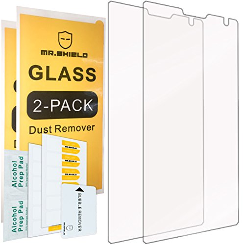 [2-PACK]-Mr Shield For Microsoft (Nokia) Lumia 735 Verizon Version [Tempered Glass] Screen Protector with Lifetime Replacement Warranty