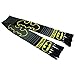 Women's Batman Logo Jacquard Knit Soft Winter Scarf , Black , One Size